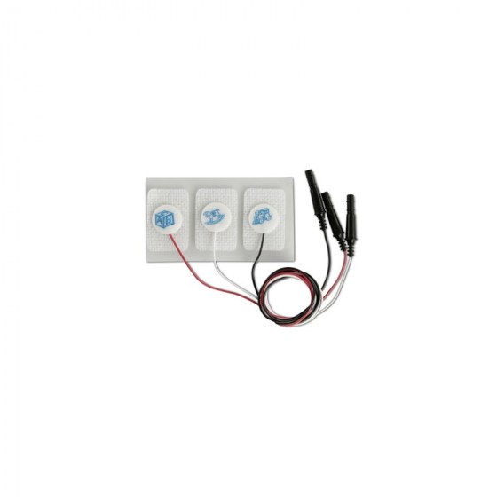 Одноразовые ЭКГ электроды с кабелем 13952B